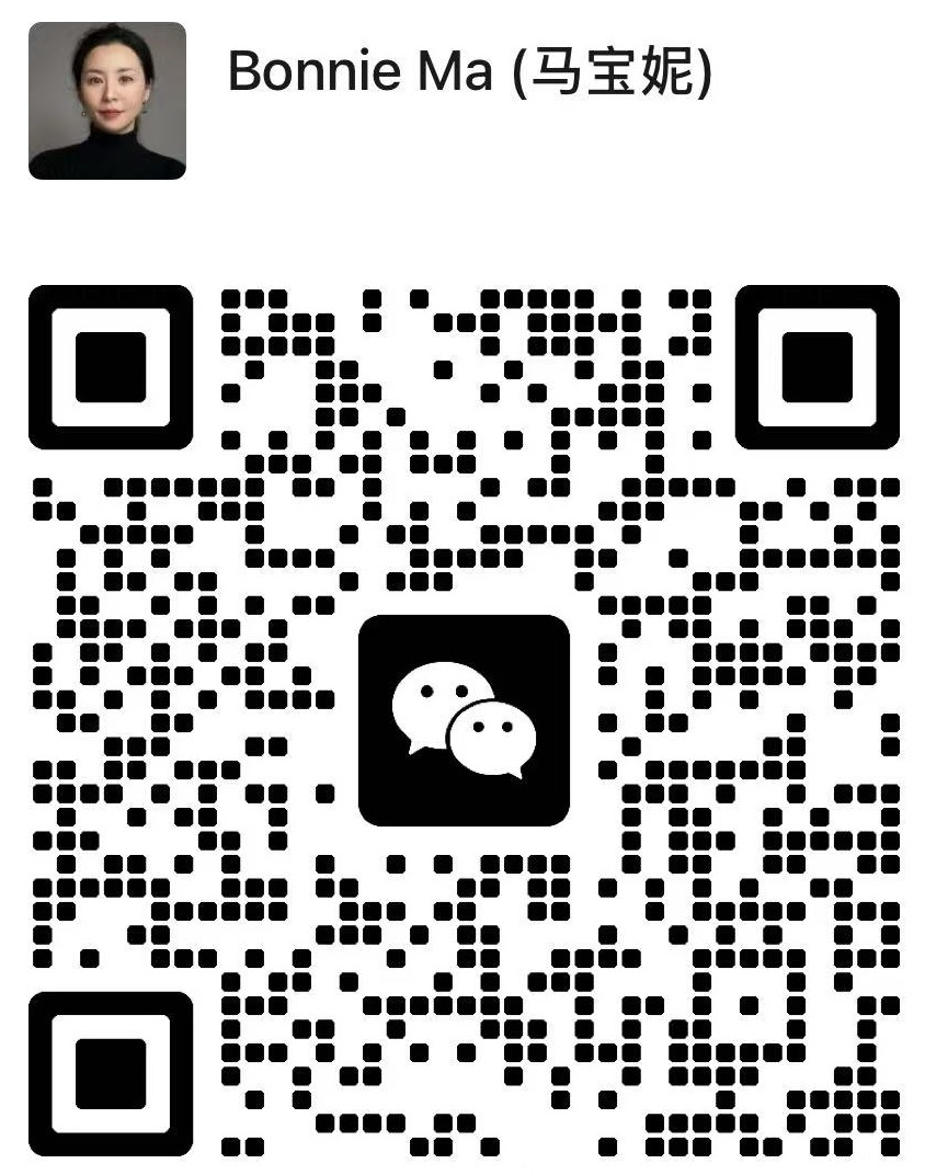 WeChat QR code for connecting with Bonnie